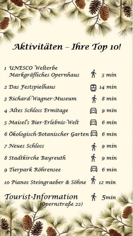 Modernes 2-Zimmer Themen-Apartment Im Zentrum 拜罗伊特 外观 照片